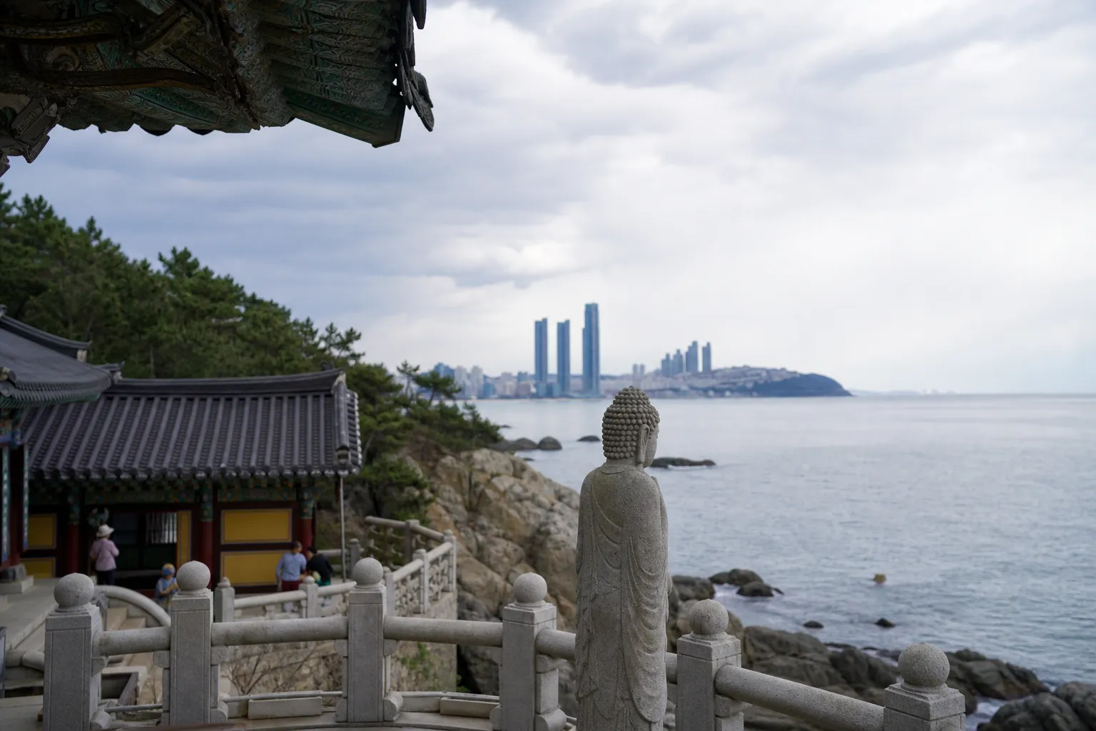 Day 1: East coast: temple, sky capsule, Haeundae