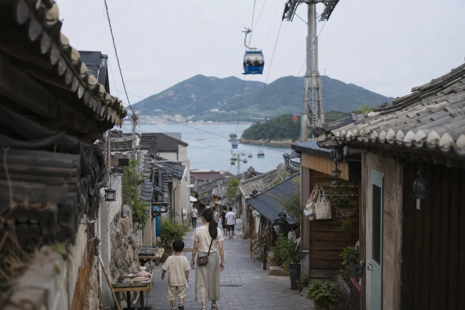 Day 2: Old town and southern coast: village, market, cable car