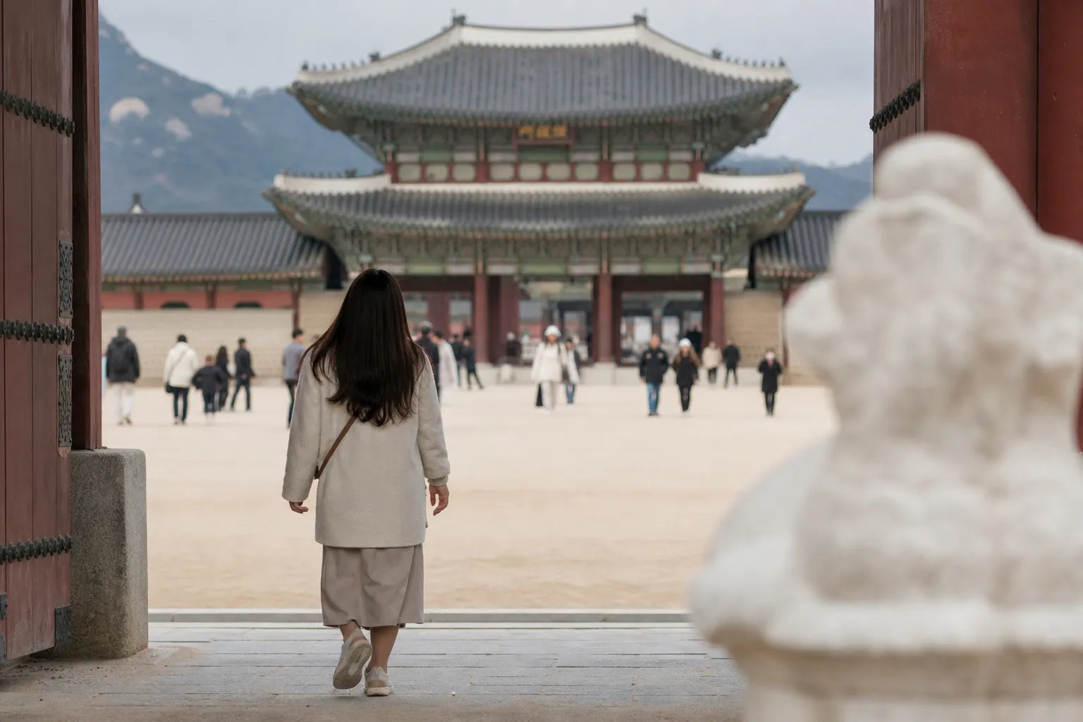 Day 1: Arrival and Gyeongbokgung palace district